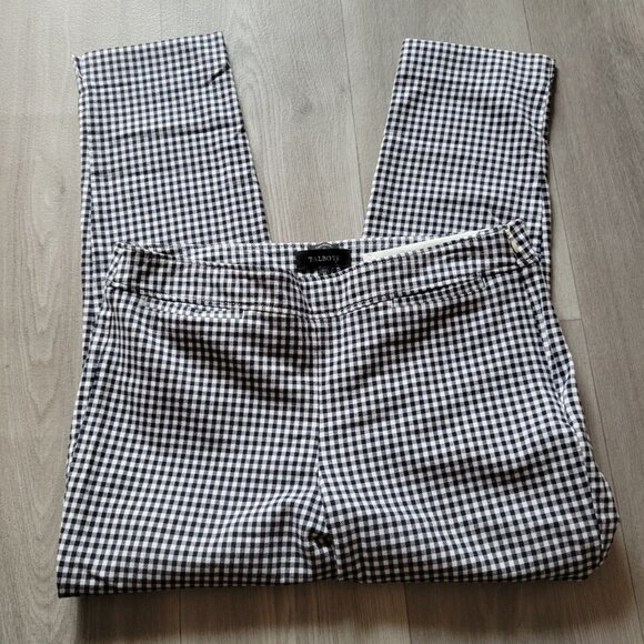 Talbots Womens Chatham Gingham Checkered Pants Size 10 - Picture 1 of 5